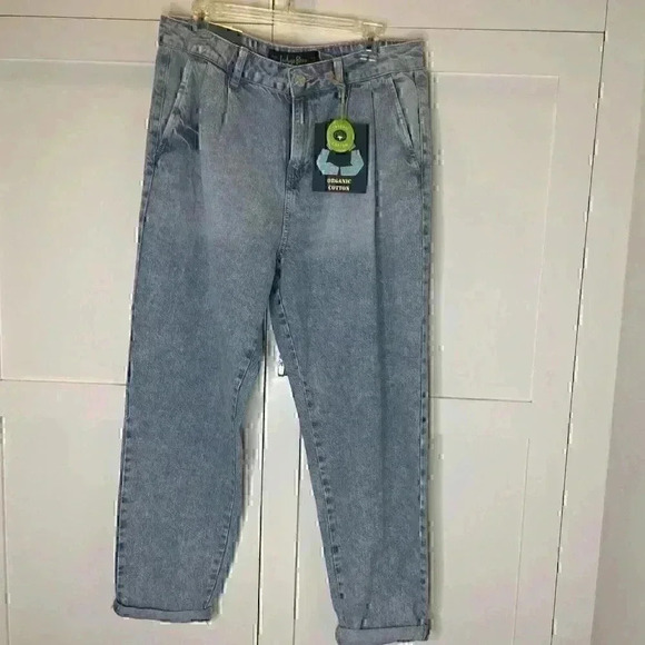 Indigo Rein Junior's Ankle Super High Rise Narrow Leg Above Ankle Jeans Size 15 - Picture 1 of 11